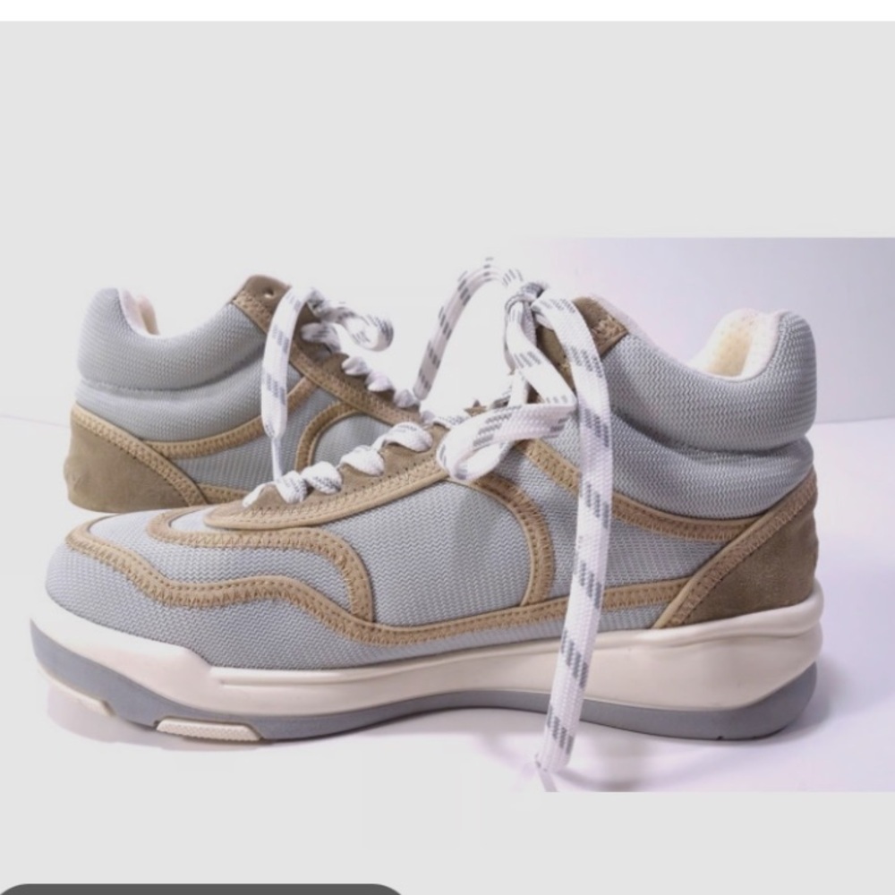 Theory Women's Sneakers in Gray and Tan size 9 EU 40 no box